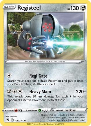 [PKM] Registeel (108/189) [Sword & Shield: Astral Radiance]
