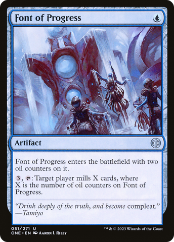 {C} Font of Progress [Phyrexia: All Will Be One][ONE 051]