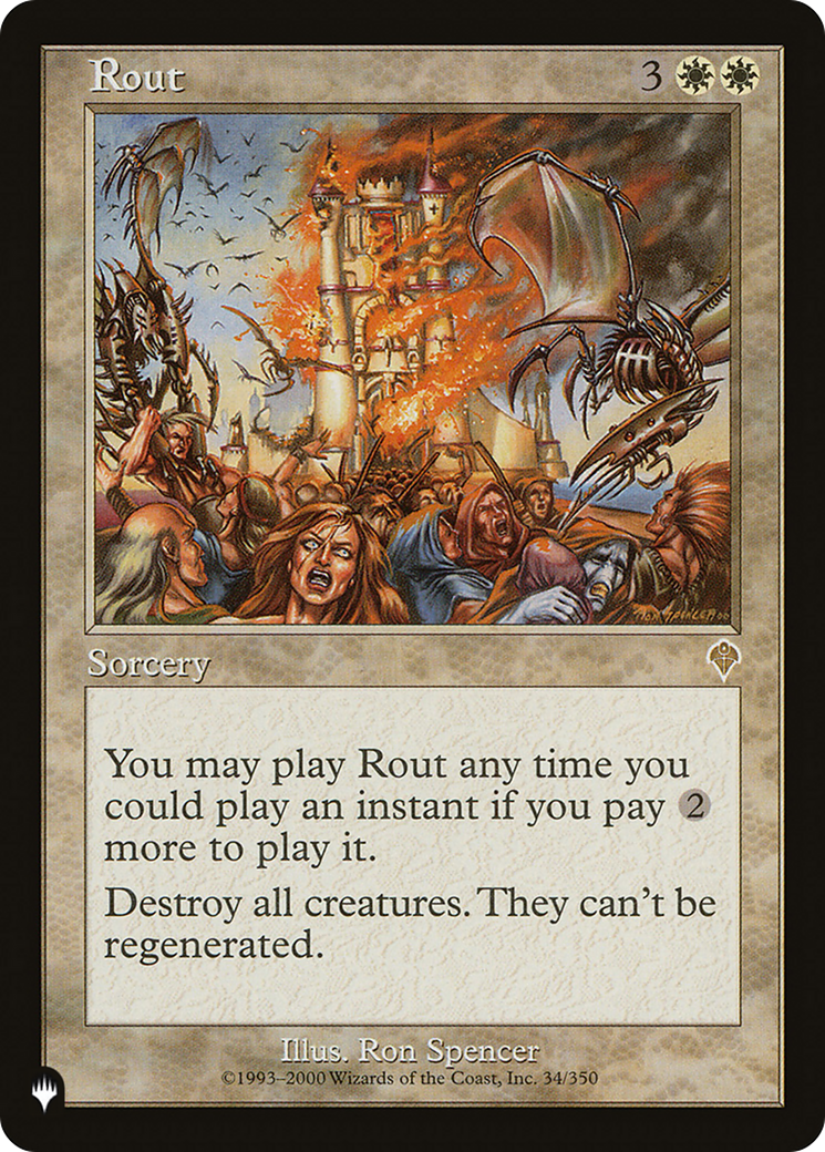 Rout [LIST INV-34]
