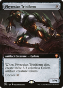 {R} Phyrexian Triniform (Extended Art) [Commander Legends][CMR 697]