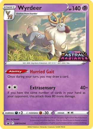 [PKM] Wyrdeer (SWSH206) [Sword & Shield: Black Star Promos]