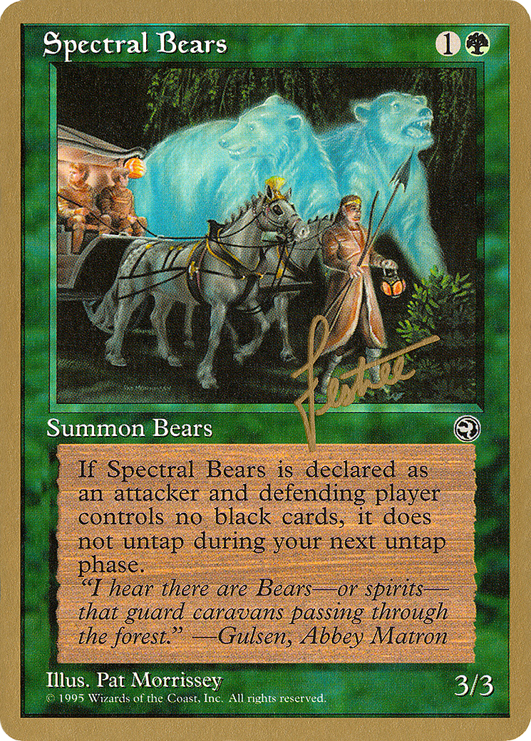{C} Spectral Bears (Bertrand Lestree) [Pro Tour Collector Set][GB PTC BL98]