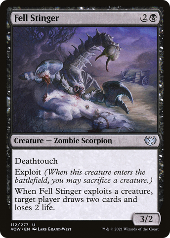 {C} Fell Stinger [Innistrad: Crimson Vow][VOW 112]