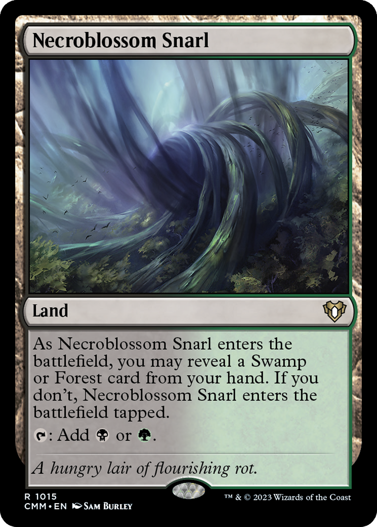 {R} Necroblossom Snarl [Commander Masters][CMM 1015]