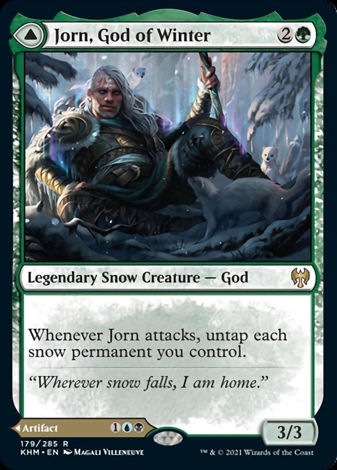 {R} Jorn, God of Winter // Kaldring, the Rimestaff [Kaldheim][KHM 179]