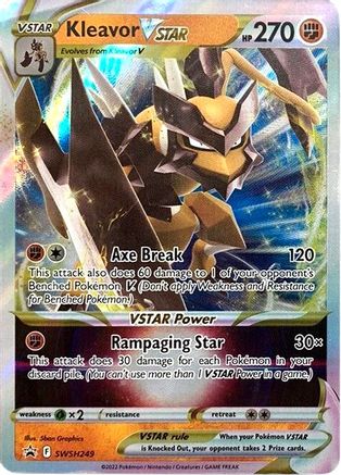 [PKM] Kleavor VSTAR (SWSH249) [Sword & Shield: Black Star Promos]