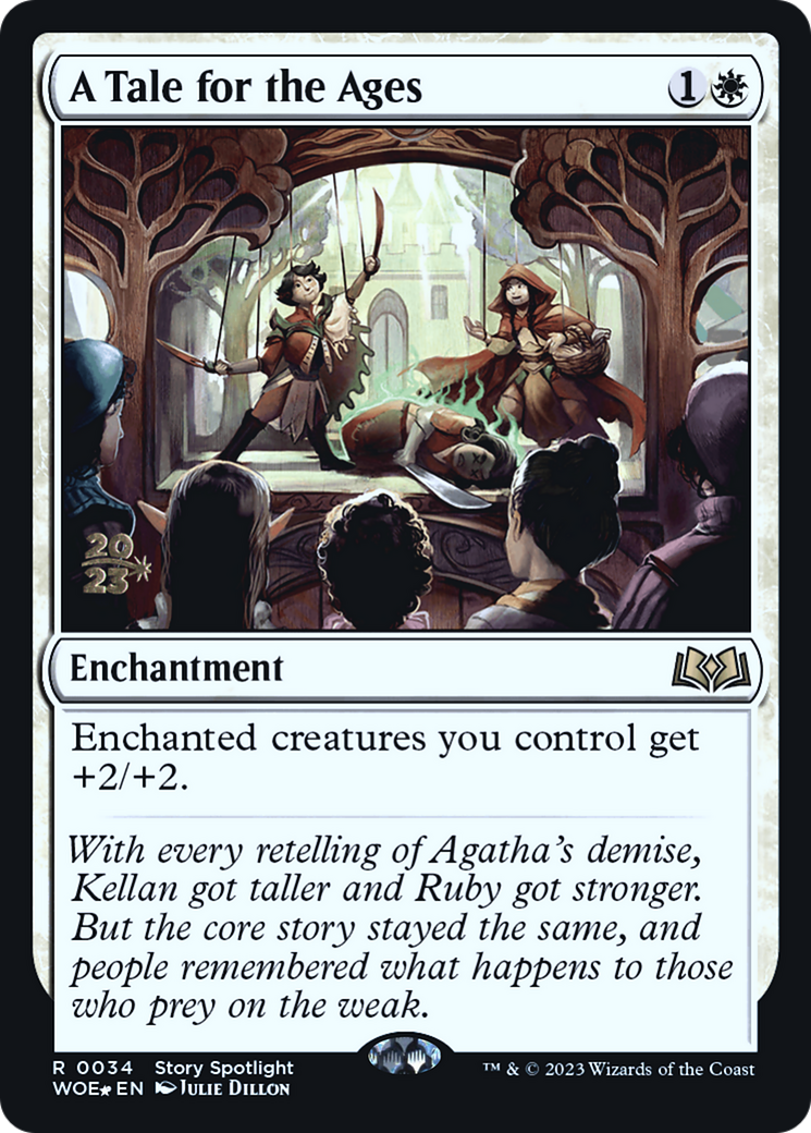 {@R} A Tale for the Ages [Wilds of Eldraine Prerelease Promos][PR WOE 034]