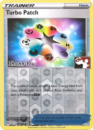 [PKM] Turbo Patch (172/189) (Pokemon League) [Sword & Shield: Darkness Ablaze]