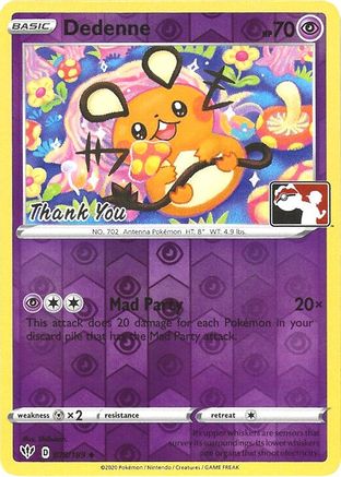 [PKM] Dedenne (078/189) (Thank You Promo) [Sword & Shield: Darkness Ablaze]