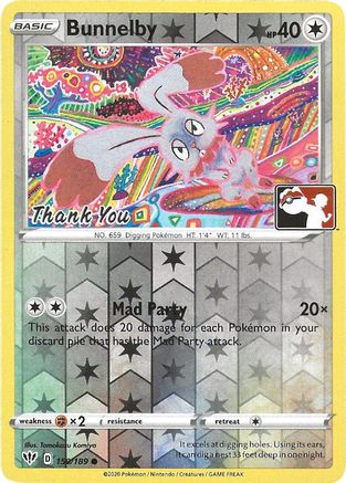 [PKM] Bunnelby (150/189) (Thank You Promo) [Sword & Shield: Darkness Ablaze]