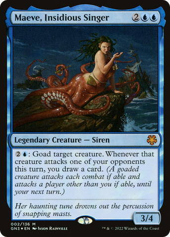 {R} Maeve, Insidious Singer [Game Night 2022][GN3 002]