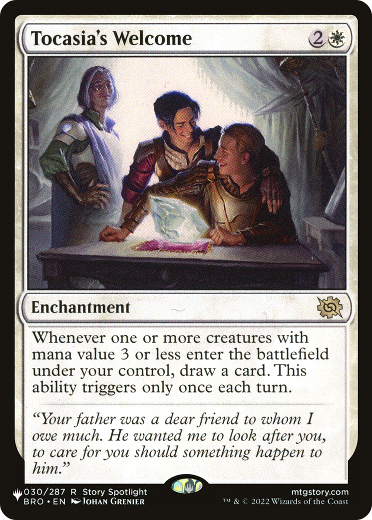 {R} Tocasia's Welcome [LIST BRO-30]
