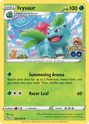 [PKM] Ivysaur (002/078) [PokÃƒÂ©mon GO]