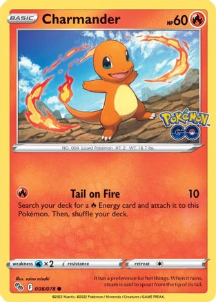 [PKM] Charmander (008/078) [PokÃƒÂ©mon GO]