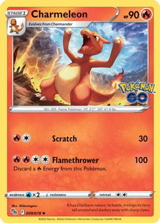 [PKM] Charmeleon (009/078) [PokÃƒÂ©mon GO]