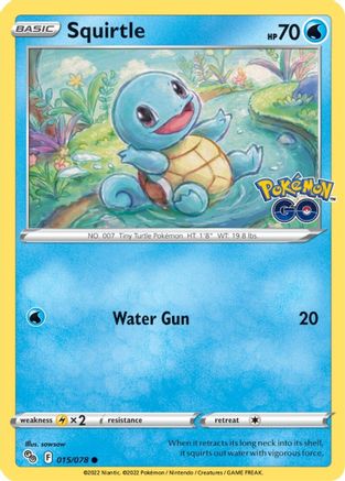 [PKM] Squirtle (015/078) [PokÃƒÂ©mon GO]