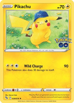 [PKM] Pikachu (028/078) [PokÃƒÂ©mon GO]