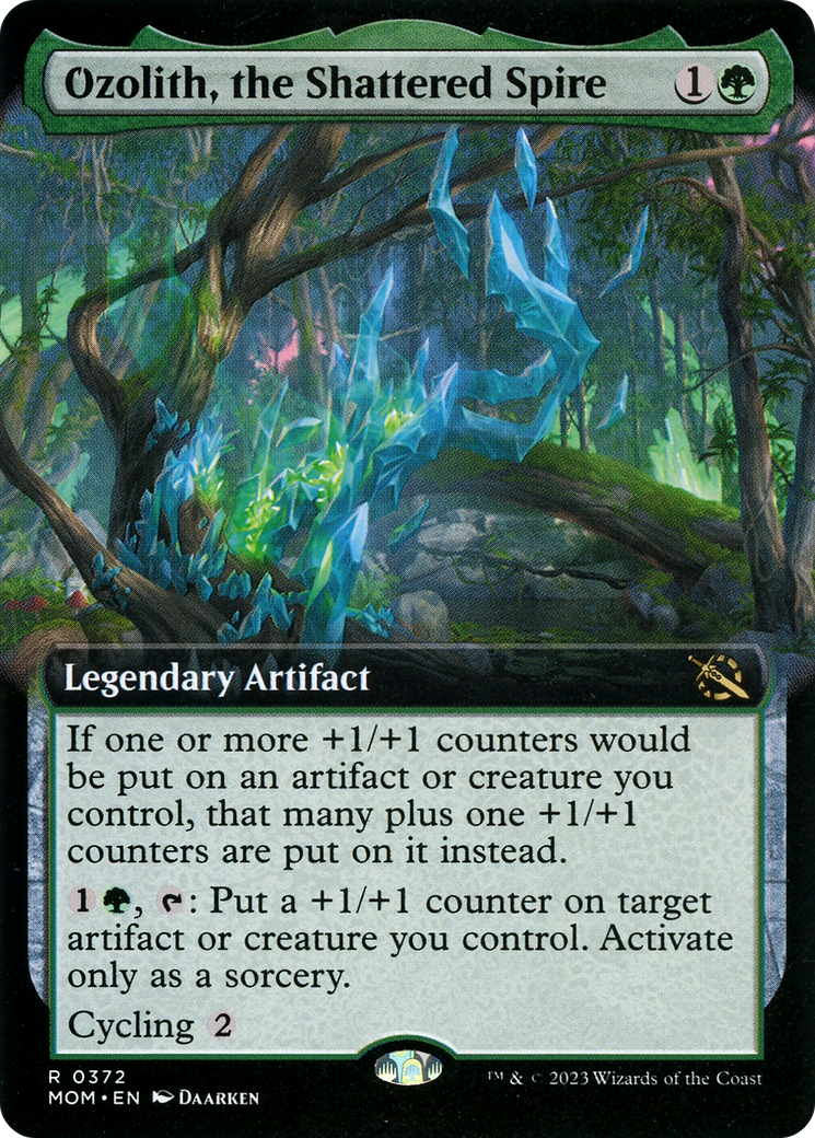 {R} Ozolith, the Shattered Spire (Extended Art) [March of the Machine][MOM 372]