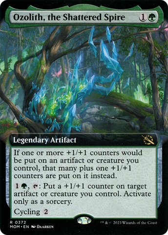 {R} Ozolith, the Shattered Spire (Extended Art) [March of the Machine][MOM 372]