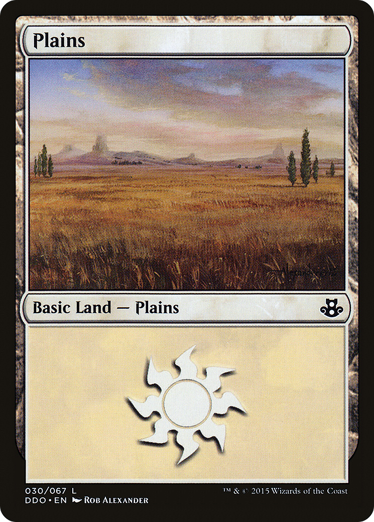 {B}[DDO 030] Plains (30) [Duel Decks: Elspeth vs. Kiora]
