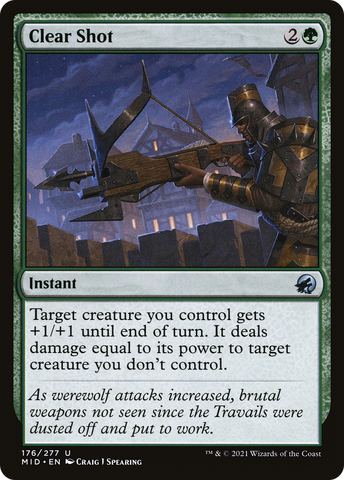 {C} Clear Shot [Innistrad: Midnight Hunt][MID 176]
