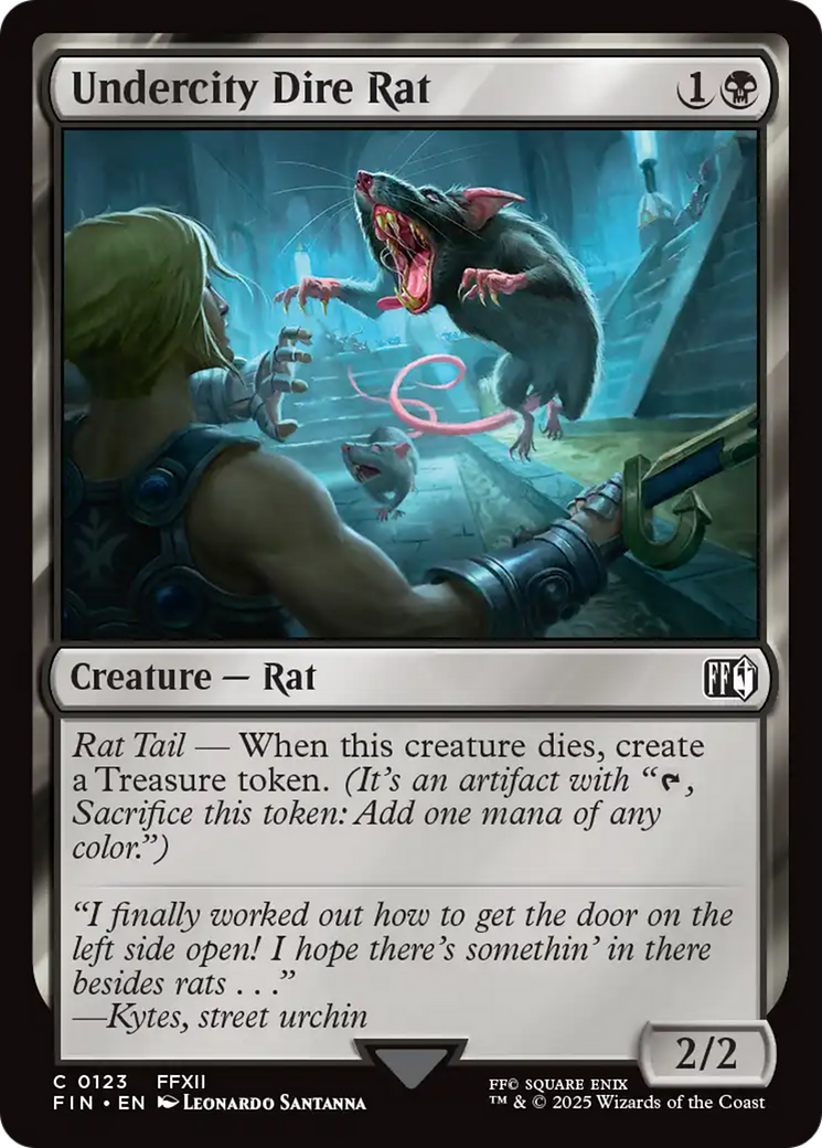 {@C} Undercity Dire Rat [FINAL FANTASY][FIN 123]