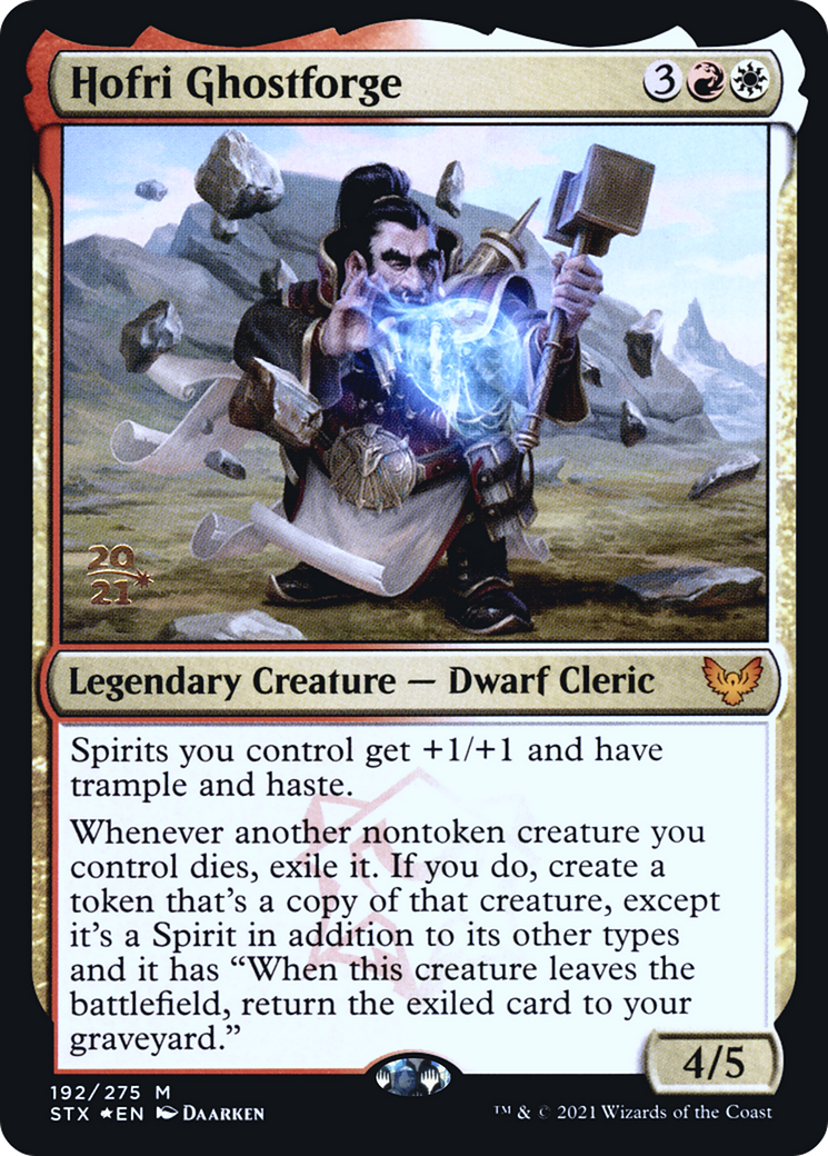 {R} Hofri Ghostforge [Strixhaven: School of Mages Prerelease Promos][PR STX 192]