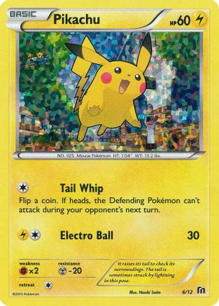 [PKM] Pikachu (6/12) [McDonald's Promos: 2016 Collection]