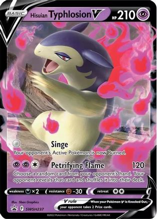 [PKM] Hisuian Typhlosion V (SWSH237) [Sword & Shield: Black Star Promos]