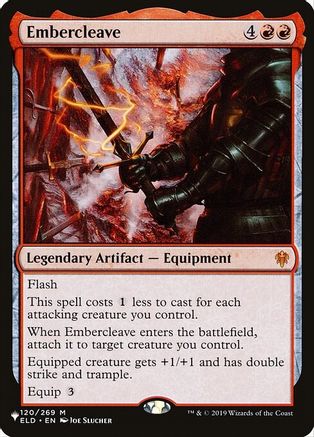 {R} Embercleave [Secret Lair: Heads I Win, Tails You Lose][LS ELD 120]