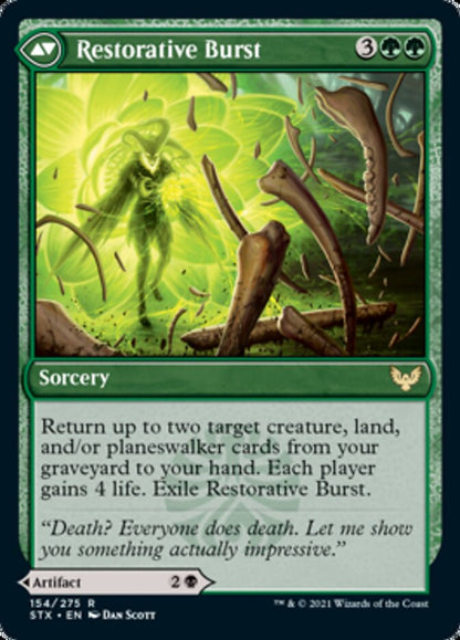 {R} Pestilent Cauldron // Restorative Burst [Strixhaven: School of Mages][STX 154]