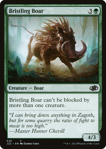 {C} Bristling Boar [Jumpstart 2022][J22 635]