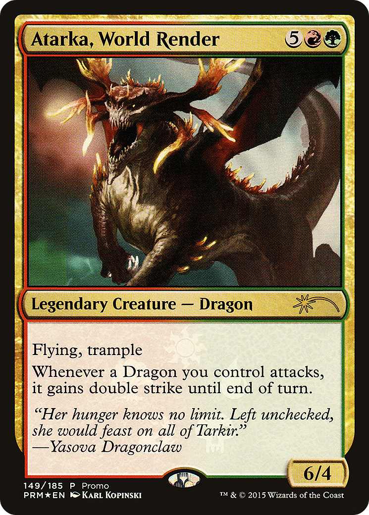{R} Atarka, World Render [Resale Promos][PA RES 149] - Misty Mountain Games