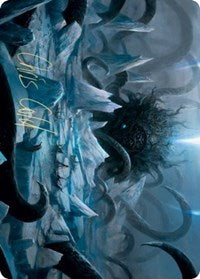 {A} Icebreaker Kraken Art Card (Gold-Stamped Signature) [Kaldheim Art Series][GS AKHM 015]