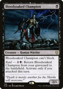 {R} Bloodsoaked Champion [Commander Legends: Battle for Baldur's Gate][CLB 740]
