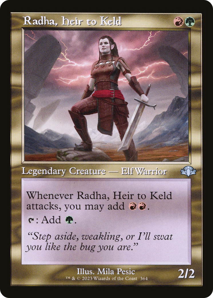 {C} Radha, Heir to Keld (Retro) [Dominaria Remastered][DMR 364]