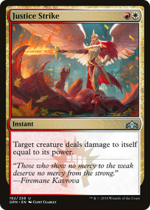 {C} Justice Strike [Guilds of Ravnica][GRN 182]