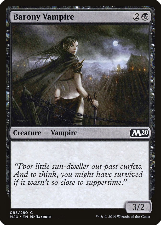 {C} Barony Vampire [Core Set 2020][M20 085]