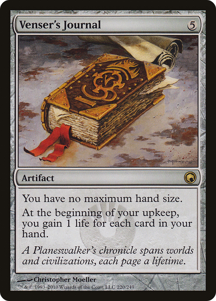 {R} Venser's Journal [Scars of Mirrodin][SOM 220] - Misty Mountain Games