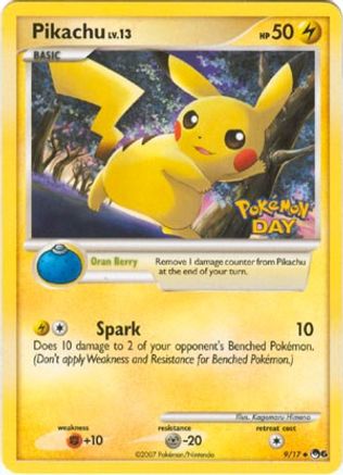 [PKM-C] Pikachu (9/17) (Pokemon Day) [POP Series 6]