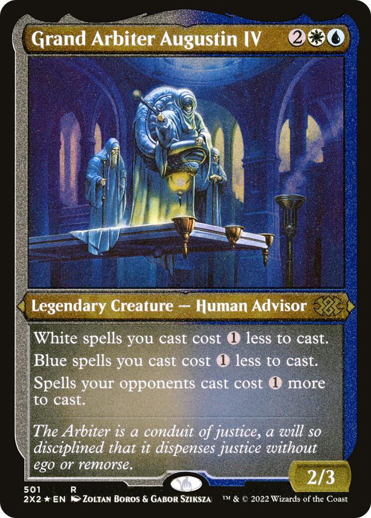{R} Grand Arbiter Augustin IV (Foil Etched) [Double Masters 2022][2X2 501]