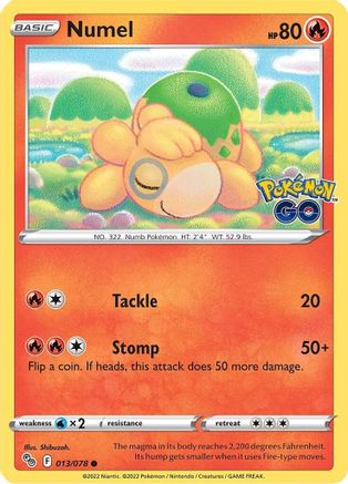 [PKM] Numel (013/078) [PokÃƒÂ©mon GO]