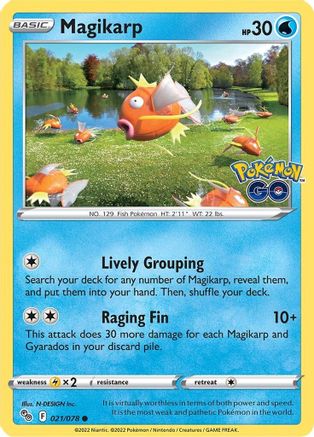 [PKM-C] Magikarp (021/078) [PokÃƒÂ©mon GO]