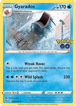 [PKM-R] Gyarados (022/078) [PokÃƒÂ©mon GO]