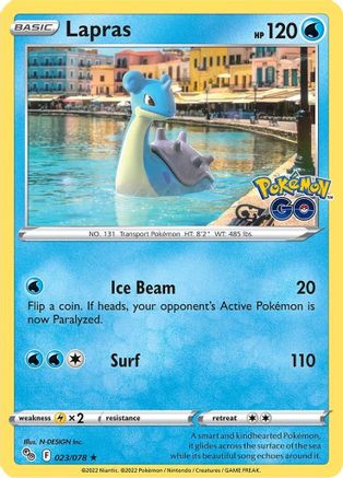 [PKM] Lapras (023/078) [PokÃƒÂ©mon GO]