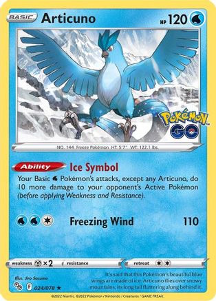 [PKM] Articuno (024/078) [PokÃƒÂ©mon GO]