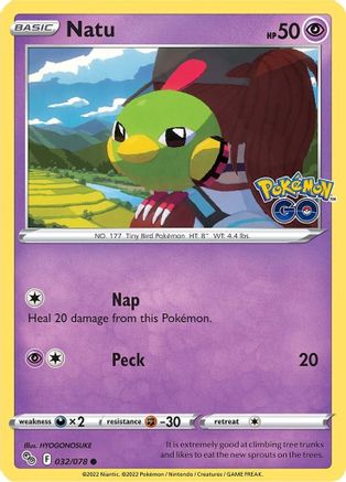 [PKM] Natu (032/078) [PokÃƒÂ©mon GO]