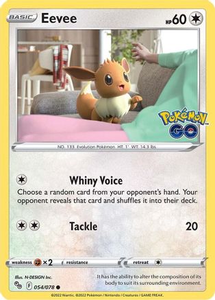 [PKM] Eevee (054/078) [PokÃƒÂ©mon GO]