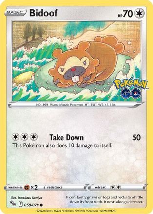 [PKM] Bidoof (059/078) [PokÃƒÂ©mon GO]