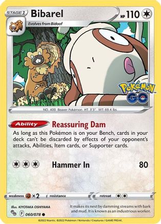 [PKM-C] Bibarel (060/078) [PokÃƒÂ©mon GO]